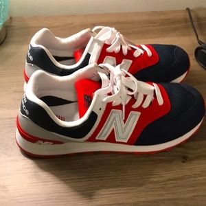 Men’s New Balance Red and Dark blue sneakers